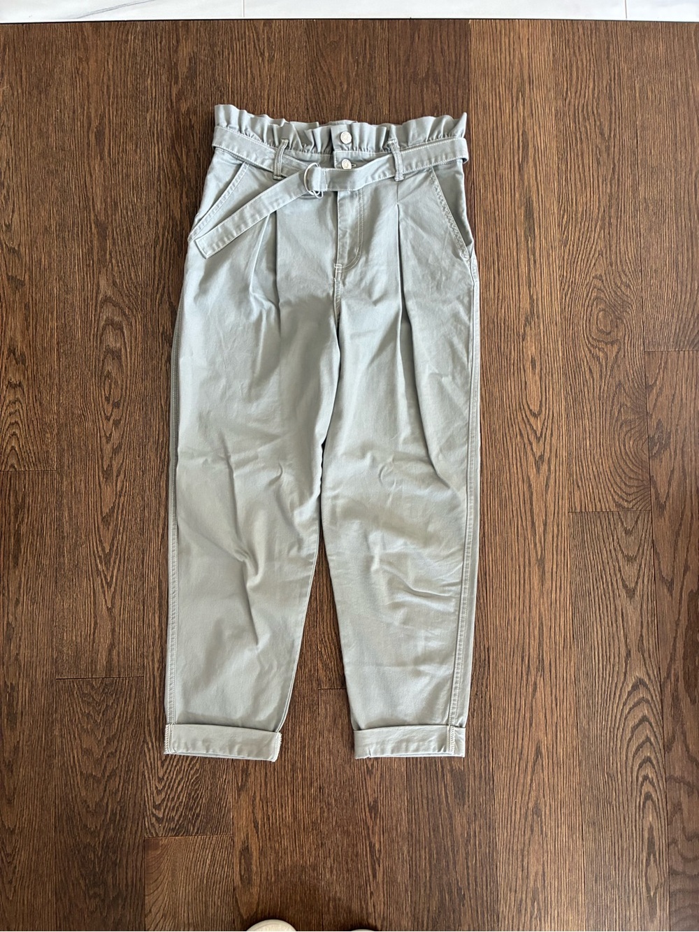 Wild Fable Paperbag Pants, Cotton 🩶 - Picture 6 of 10